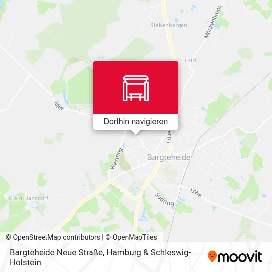 Bargteheide Neue Straße Karte