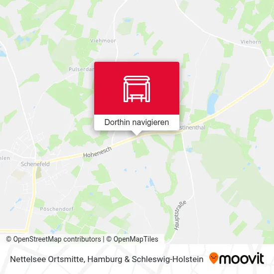 Nettelsee Ortsmitte Karte