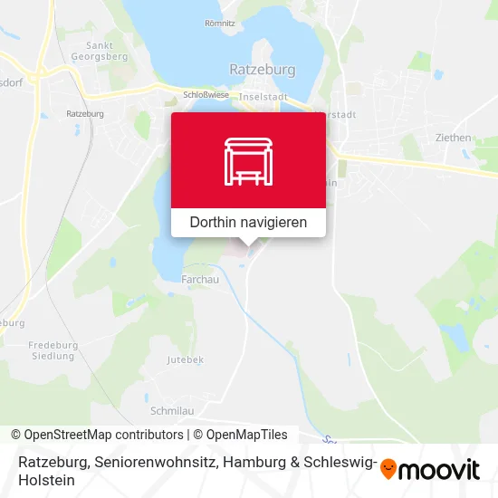 Ratzeburg, Seniorenwohnsitz Karte