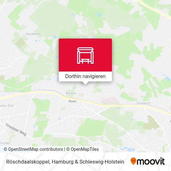 Röschdaalskoppel Karte
