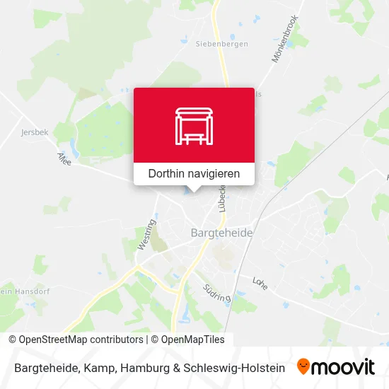 Bargteheide, Kamp Karte