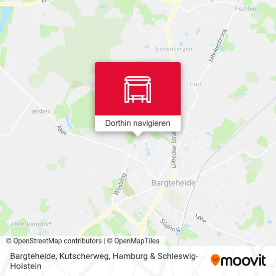 Bargteheide, Kutscherweg Karte