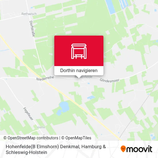 Hohenfelde(B Elmshorn) Denkmal Karte