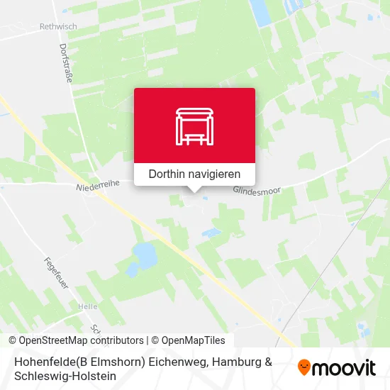 Hohenfelde(B Elmshorn) Eichenweg Karte