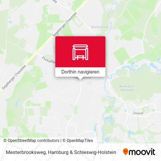 Mesterbrooksweg Karte