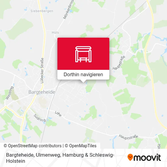 Bargteheide, Ulmenweg Karte