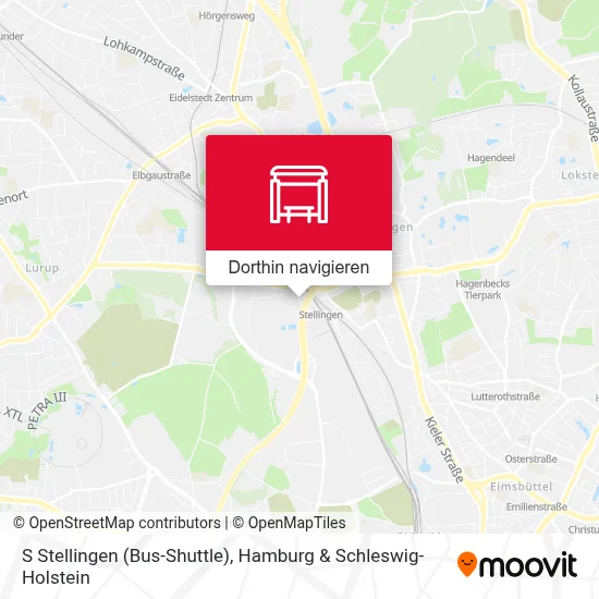 S Stellingen (Bus-Shuttle) Karte