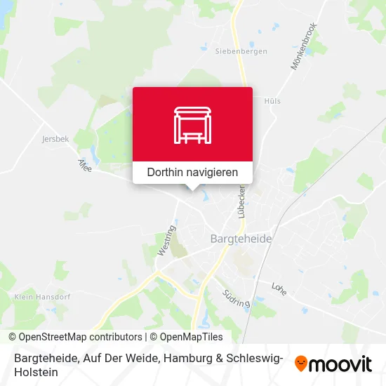 Bargteheide, Auf Der Weide Karte