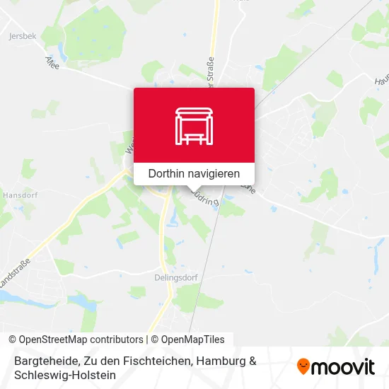 Bargteheide, Zu den Fischteichen Karte