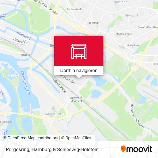 Porgesring Karte