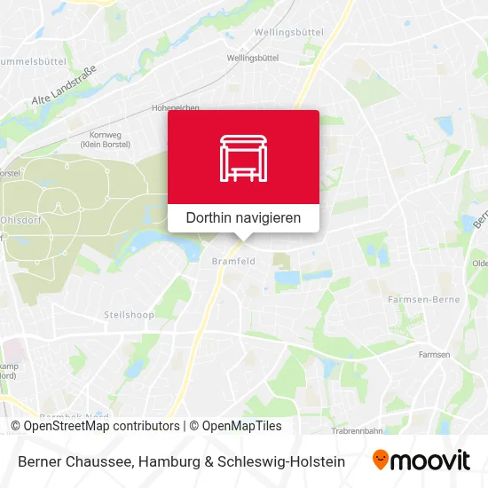 Berner Chaussee Karte