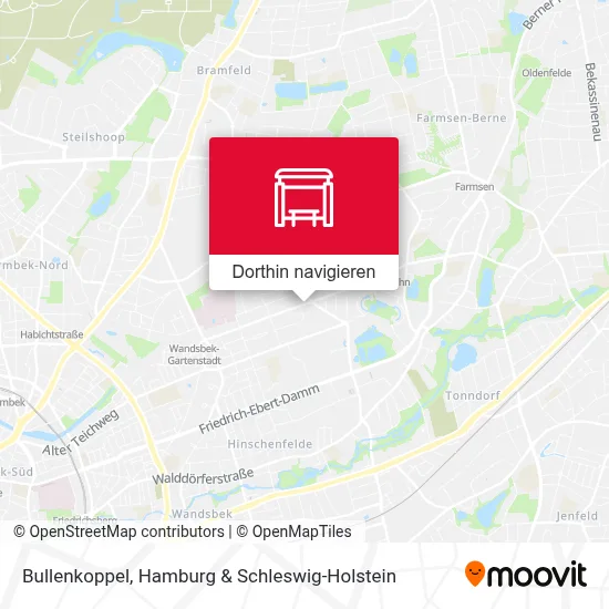 Bullenkoppel Karte