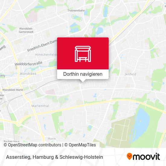 Asserstieg Karte