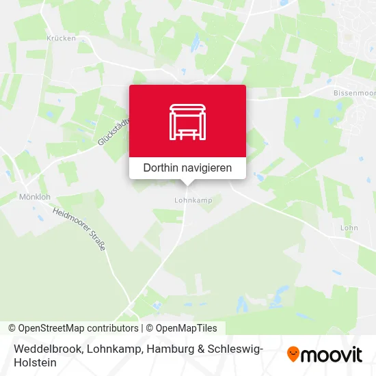 Weddelbrook, Lohnkamp Karte