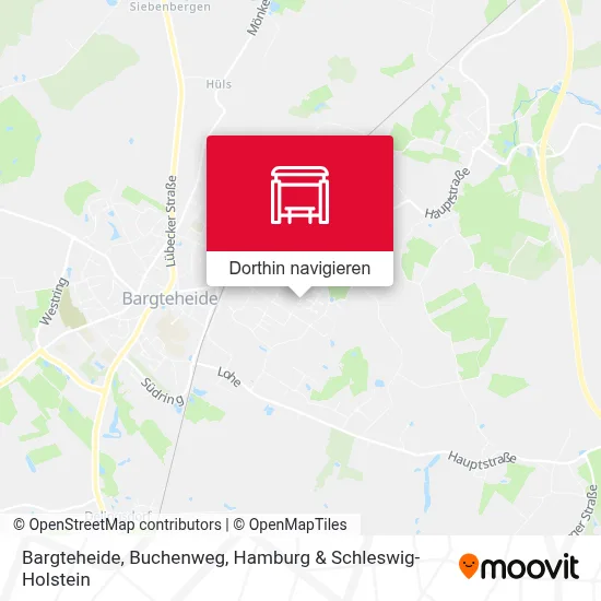 Bargteheide, Buchenweg Karte