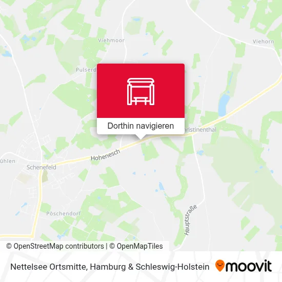 Nettelsee Ortsmitte Karte