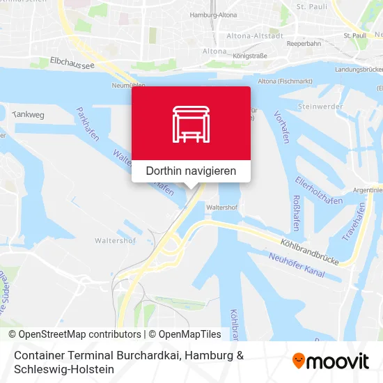 Container Terminal Burchardkai Karte