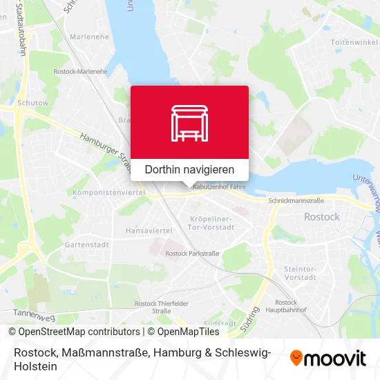 Rostock, Maßmannstraße Karte
