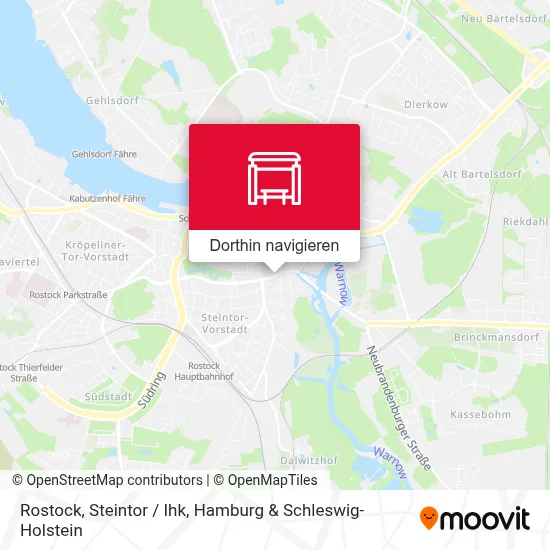 Rostock, Steintor / Ihk Karte