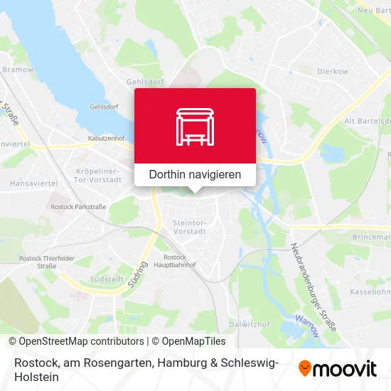 Rostock, am Rosengarten Karte