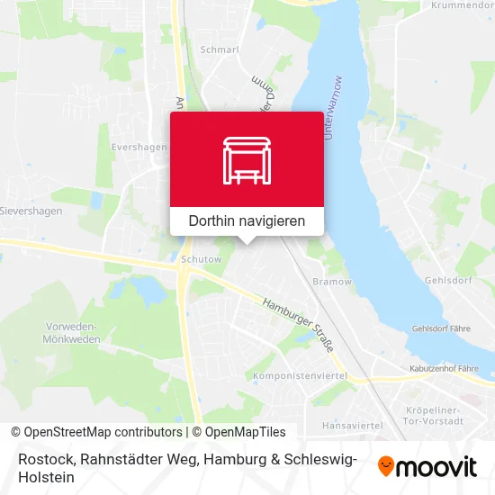 Rostock, Rahnstädter Weg Karte