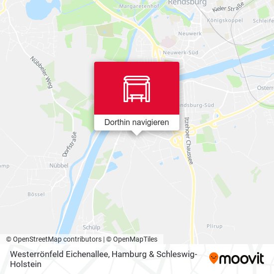 Westerrönfeld Eichenallee Karte