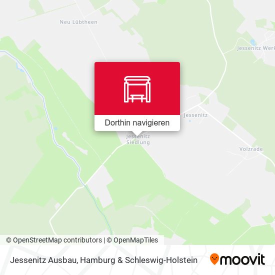 Jessenitz Ausbau Karte