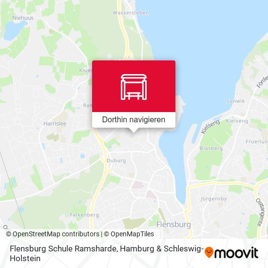 Flensburg Schule Ramsharde Karte