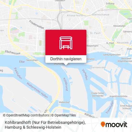 Köhlbrandhöft (Nur Für Betriebsangehörige) Karte