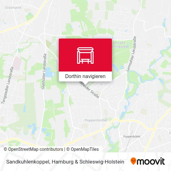 Sandkuhlenkoppel Karte