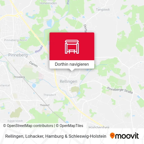 Rellingen, Lohacker Karte