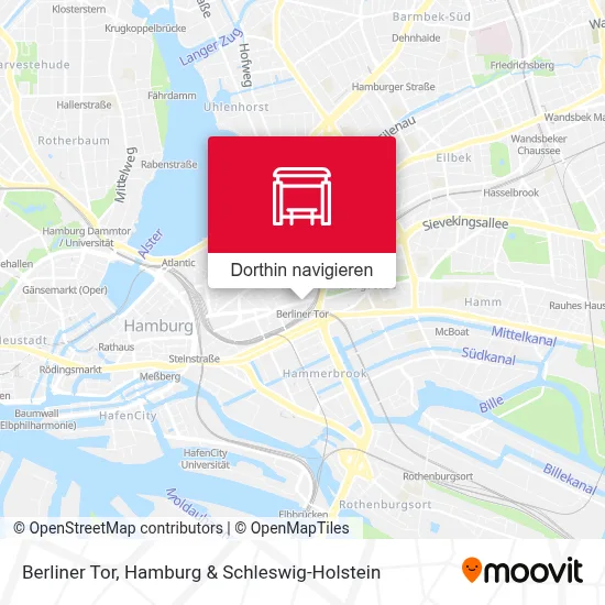 Berliner Tor Karte