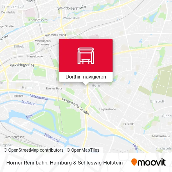 Horner Rennbahn Karte