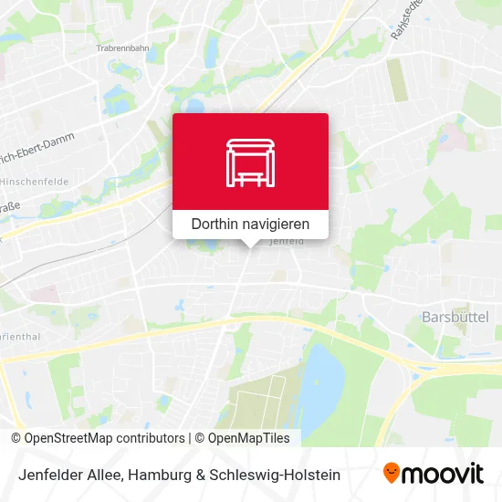 Jenfelder Allee Karte