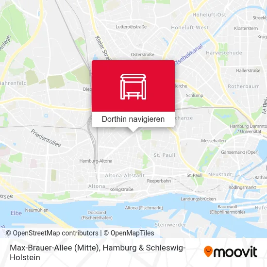 Max-Brauer-Allee (Mitte) Karte