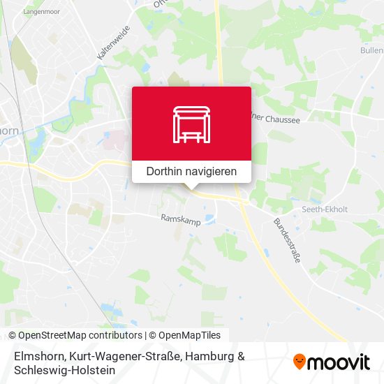 Elmshorn, Kurt-Wagener-Straße Karte