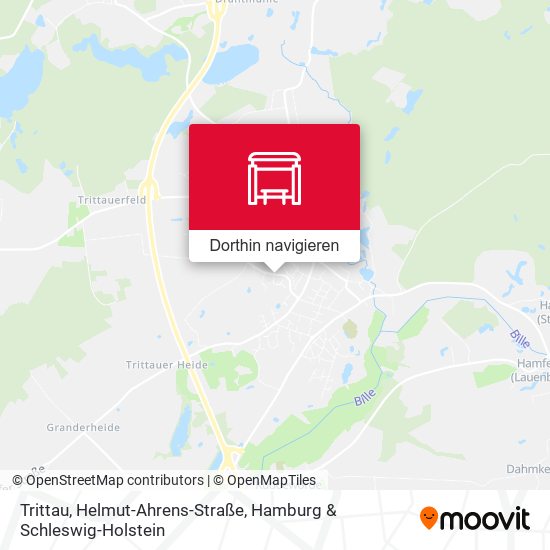 Trittau, Helmut-Ahrens-Straße Karte