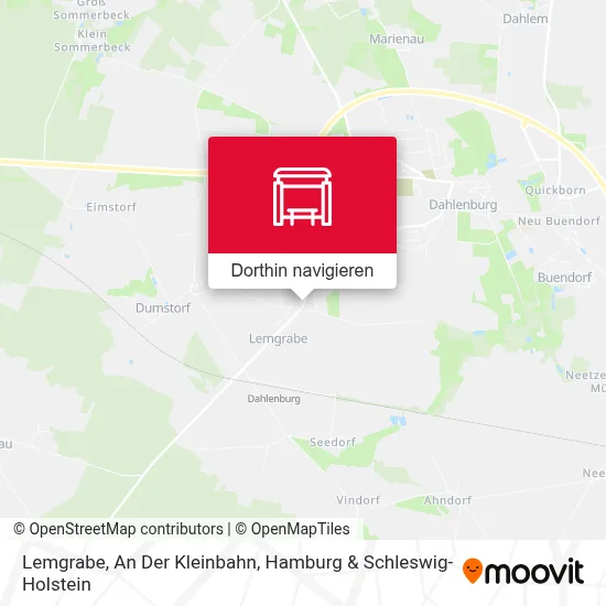 Lemgrabe, An Der Kleinbahn Karte