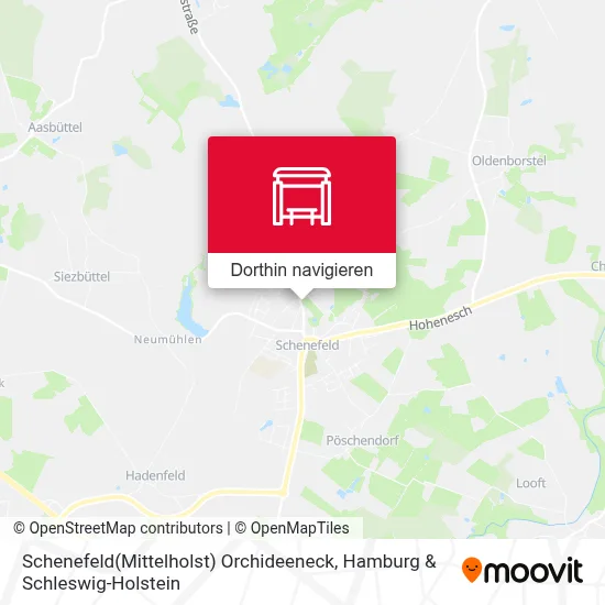 Schenefeld(Mittelholst) Orchideeneck Karte