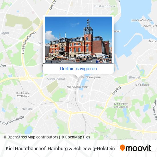 Kiel Hauptbahnhof Karte