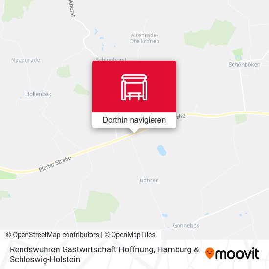 Rendswühren Gastwirtschaft Hoffnung Karte