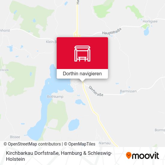 Kirchbarkau Dorfstraße Karte