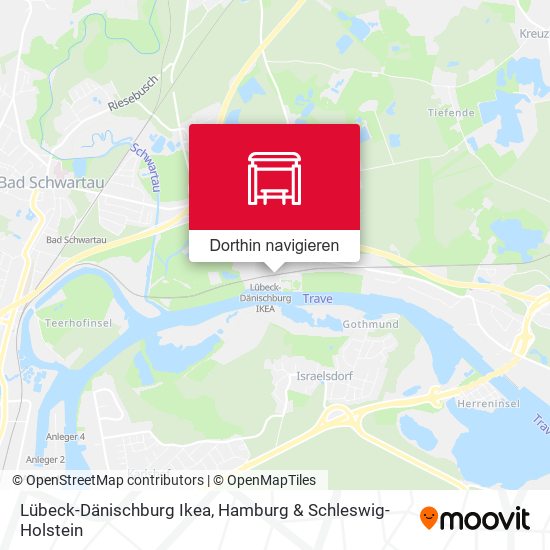 Lübeck-Dänischburg Ikea Karte