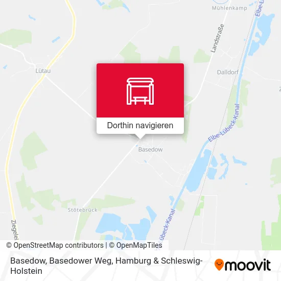 Basedow, Basedower Weg Karte