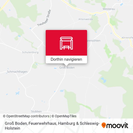 Groß Boden, Feuerwehrhaus Karte