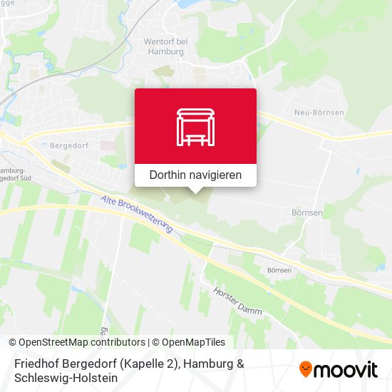 Friedhof Bergedorf (Kapelle 2) Karte