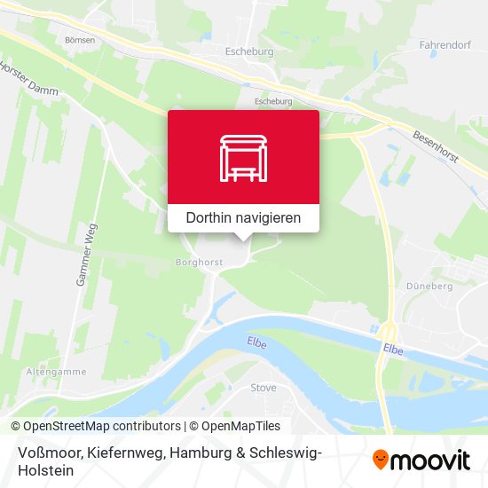 Voßmoor, Kiefernweg Karte