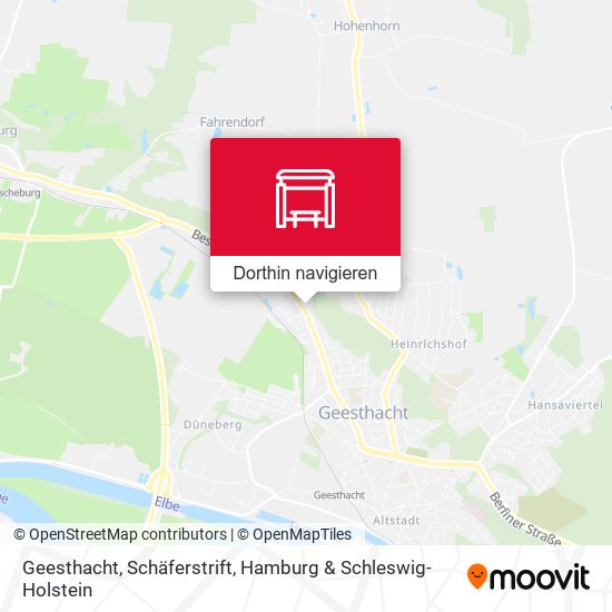 Geesthacht, Schäferstrift Karte