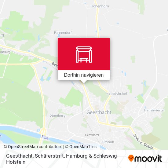 Geesthacht, Schäferstrift Karte