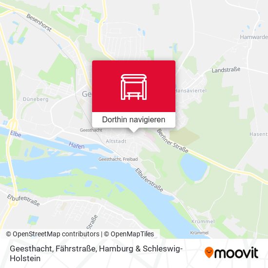 Geesthacht, Fährstraße Karte